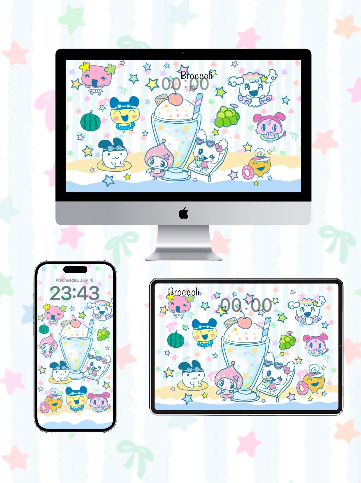 π ππ π βΛ π πΌ πππΈ Tamagotchi Phone / ipad / pc wallpaperοΌ45οΌ