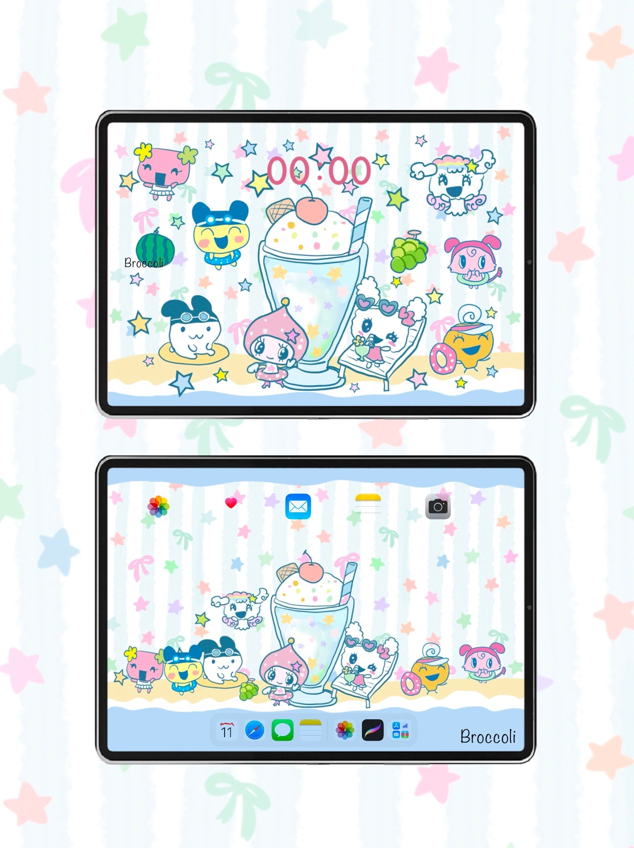 π ππ π βΛ π πΌ πππΈ Tamagotchi Phone / ipad / pc wallpaperοΌ45οΌ
