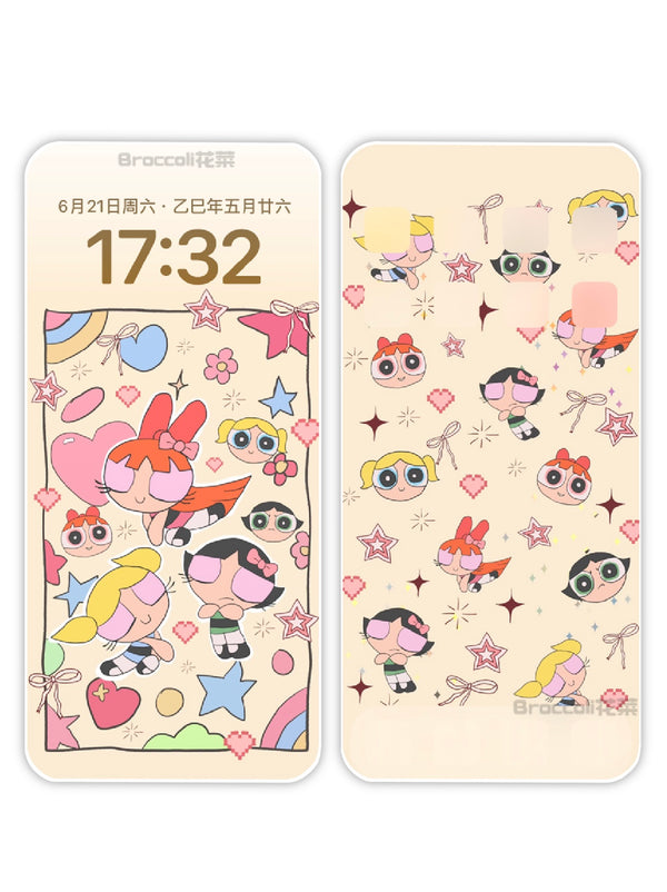 ☆˖⁩ 🥥› ✸  '◡' Powerpuff Girls phone wallpapers(05)