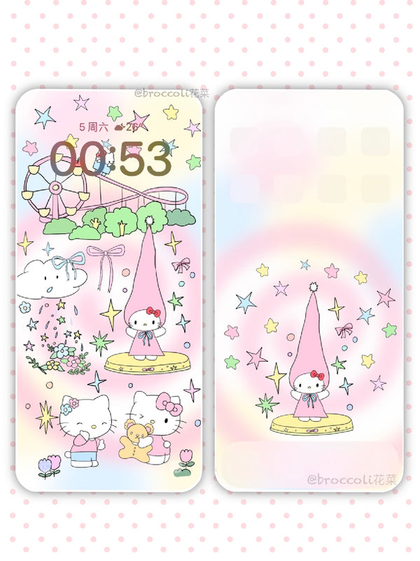 kitty ♡₊˚🎠*🎡 iphone wallpaper (28)