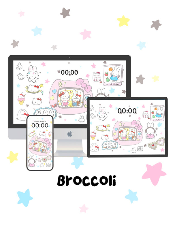 Kitty ➕ Miffy  Phone / ipad / pc wallpaper（85)