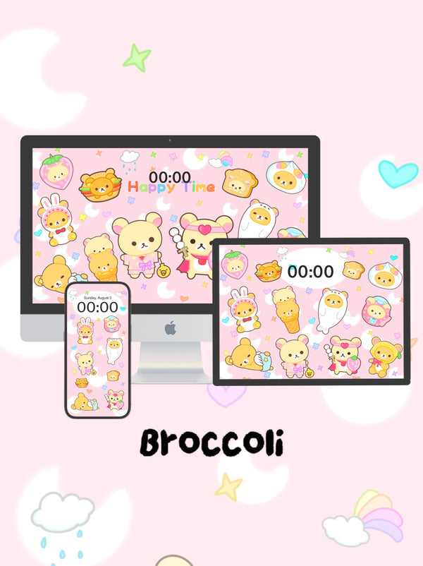 Rilakkuma💗Wishful Living  Phone / ipad / pc wallpaper（86)