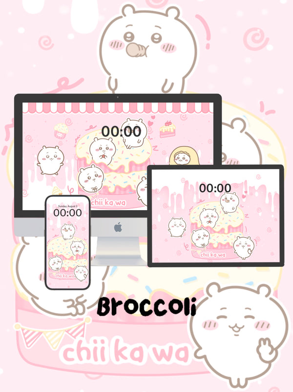 Chiikawa 🍰 "Hii-chan is Too Cute to Eat!"Phone / ipad / pc wallpaper（102)