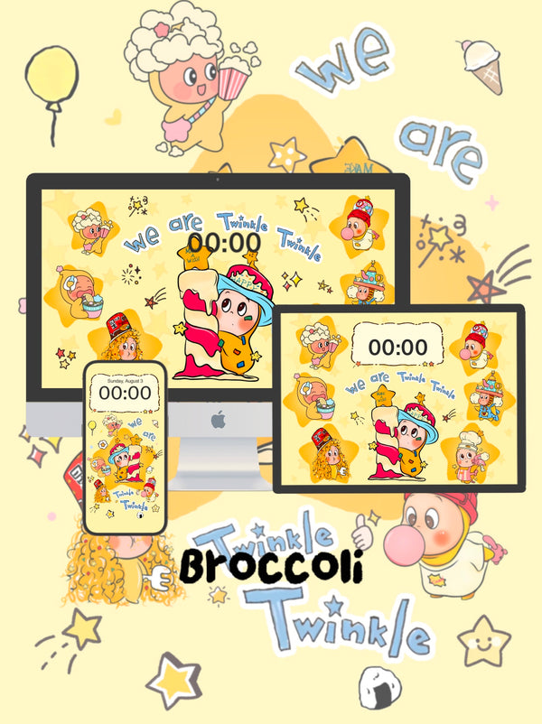 "Twinkle Twinkle 💫 Wish You a Smiley Day!"Phone / ipad / pc wallpaper（107)