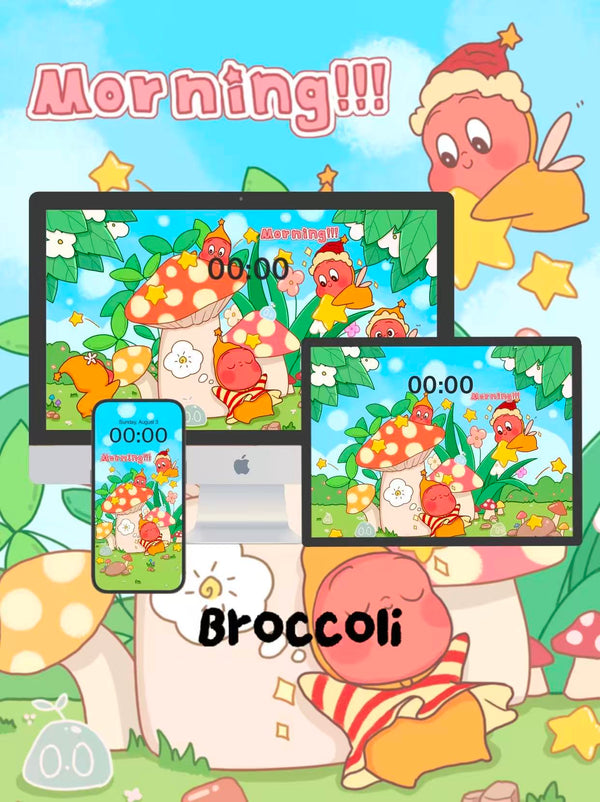 Stellar Snooze in a Fairy Ring🍄Phone / ipad / pc wallpaper（155)