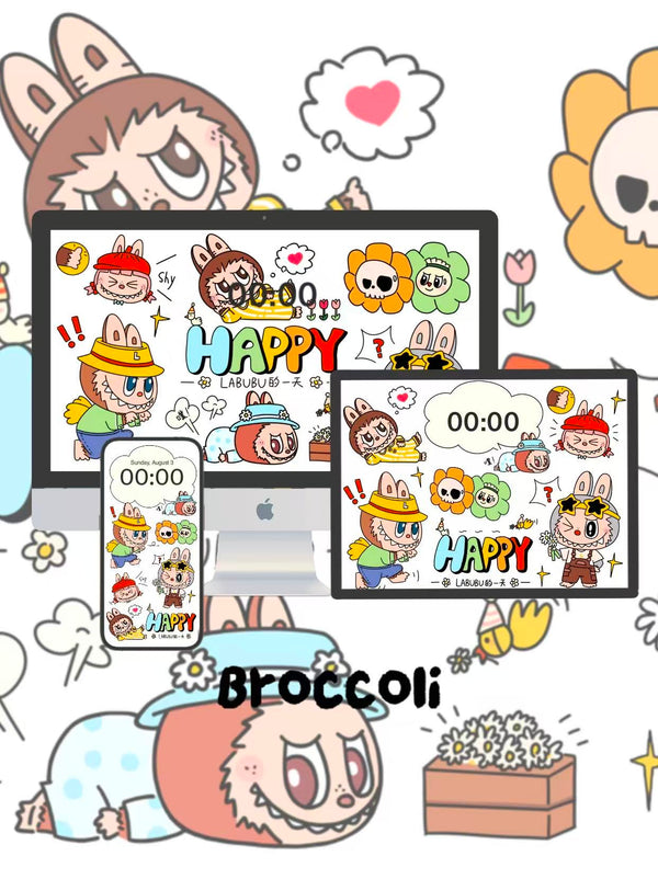 Labubu: Healing Happiness Every Day! 💖Phone / ipad / pc wallpaper（159)