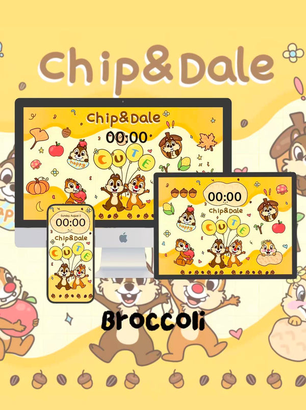 Disney's Nutty Duo: Chip & Dale! 🌰Phone / ipad / pc wallpaper（177)