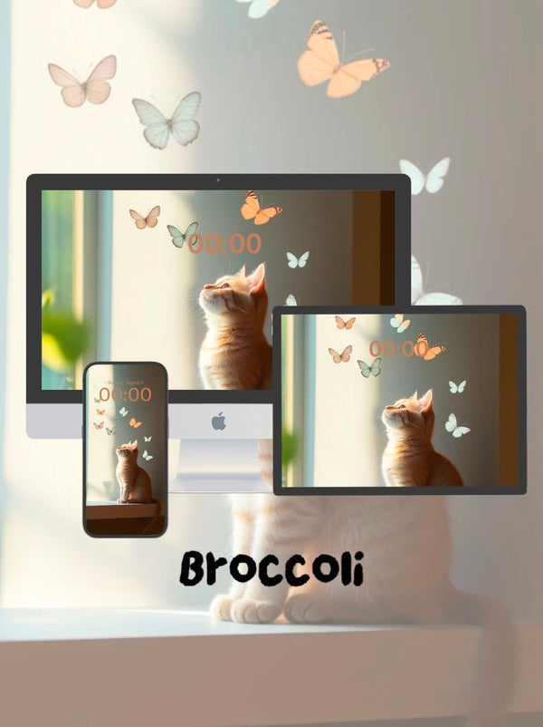 Cat, Window, Butterfly 🪟Phone / ipad / pc wallpaper（171)