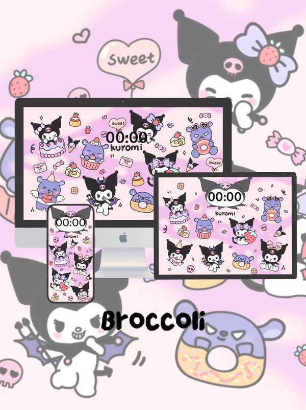 Kuromi: Let's Cause Some Trouble! 🎪Phone / ipad / pc wallpaper（185)