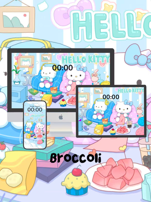 Kitty’s Perfect Stay-at-Home Day 📺Phone / ipad / pc wallpaper（188)