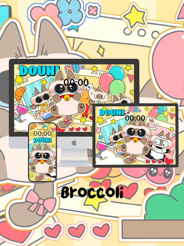 Meet Douni, the Master of Disguise! 🎩Phone / ipad / pc wallpaper（189)