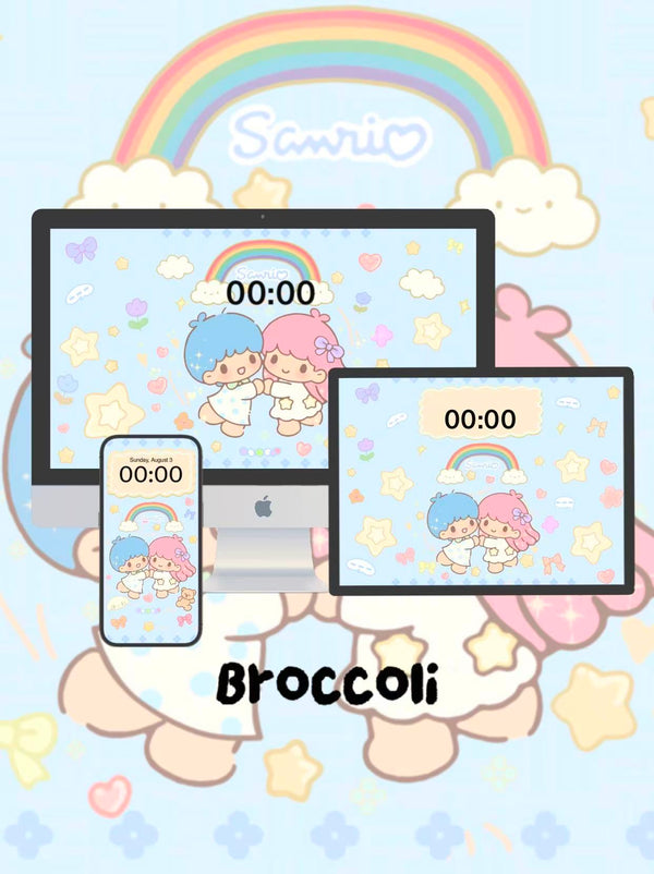 Gemini’s Rainbow Cuddle Party 🎪Phone / ipad / pc wallpaper（200)