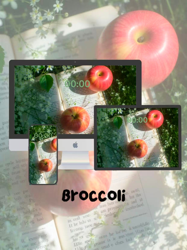 A Shy Apple Tucked in a Bouquet 💐Phone / ipad / pc wallpaper（204)