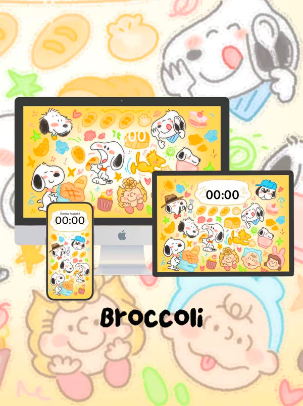 The Many Moods (and Foods) of Snoopy! 🍩  Phone / ipad / pc wallpaper（212)