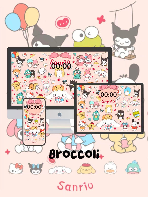 Sanrio's Super Cute Celebration! 🥳  Phone / ipad / pc wallpaper（215)