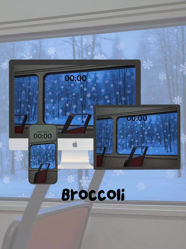 The Season of Falling Snow: A Crystal-Blue World ❄️ Phone / ipad / pc wallpaper（237)