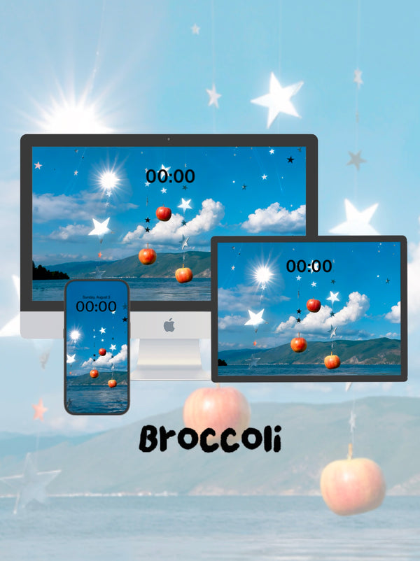 Roam this wondrous apple-star wonderland Phone / ipad / pc wallpaper（251)