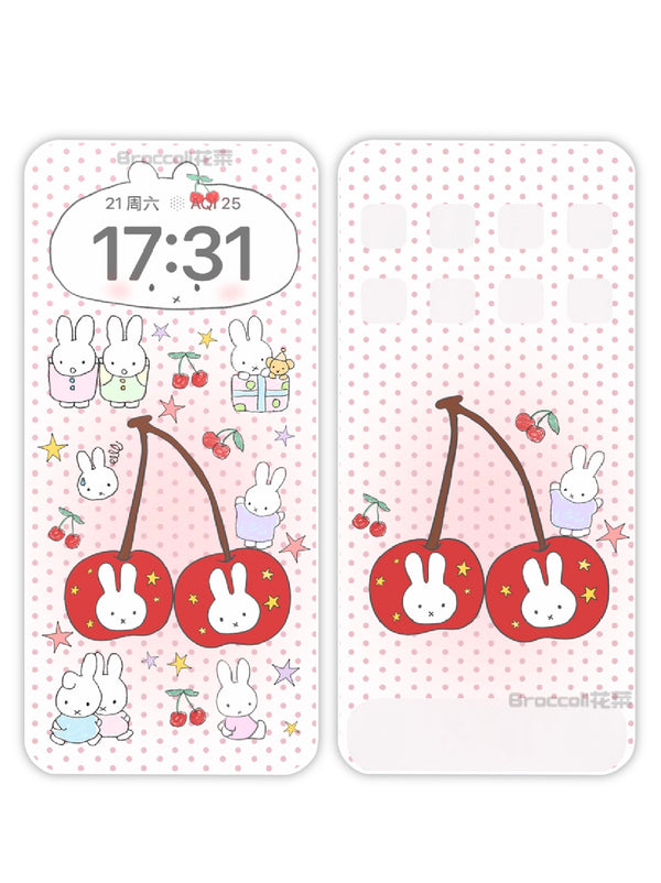 Miffy cherry 🍒 wallpaper(02)