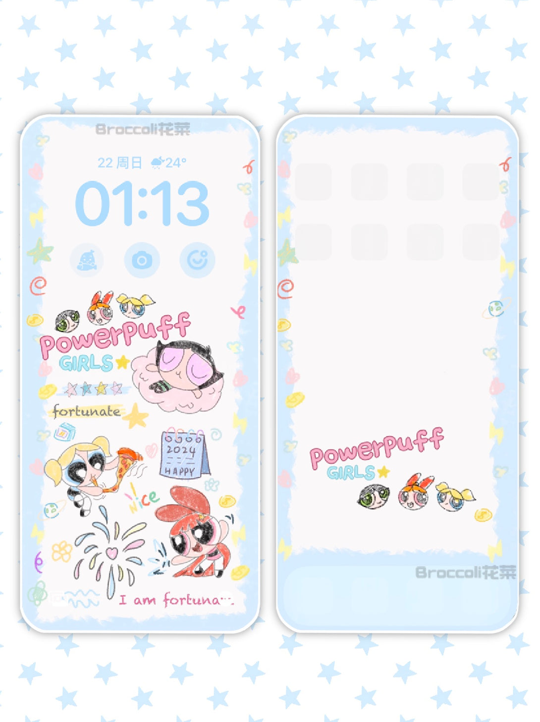 Broccoli Powerpuff Powerpuff Girls ๑🩵๑ wallpaper(12) – Broccoli