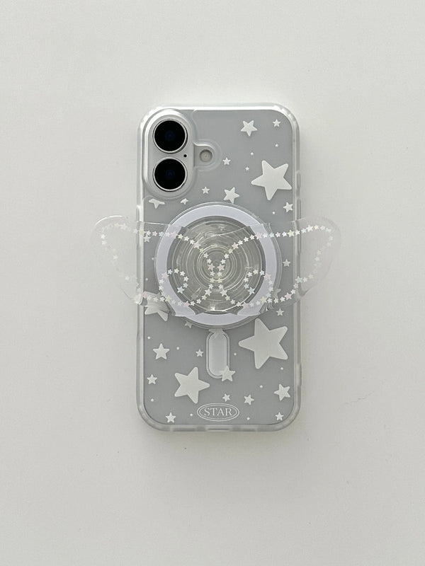 Star-themed angel wings -IPhone  Case