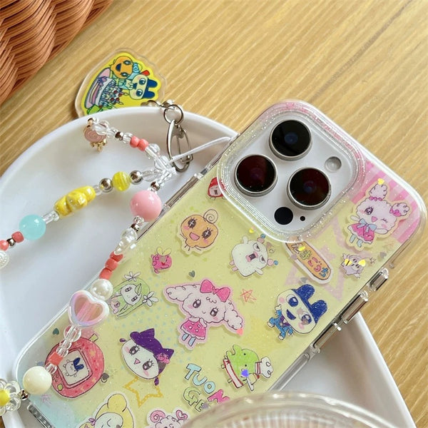 Cute Doodle-Style Tamagotchi✨ iPhone Case (No Shipping Costs Worldwide)