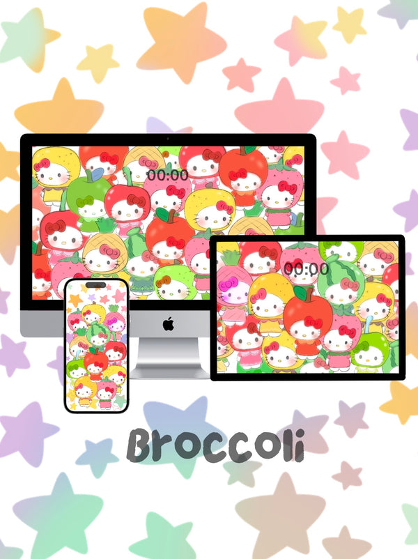 🍎🍐🍓🍒🍊kitty Phone / ipad / pc wallpaper（60）