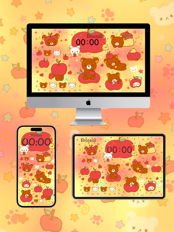 rilakkuma 🍎 Phone / ipad / pc wallpaper（62）
