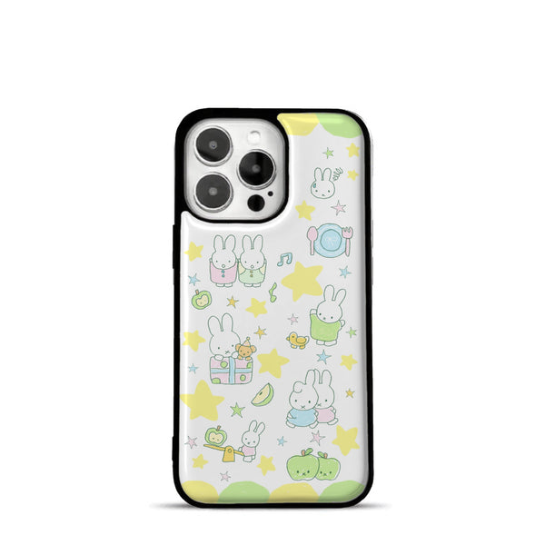 miffy 🍏 green 🍀-Handmade resin drip iphone case