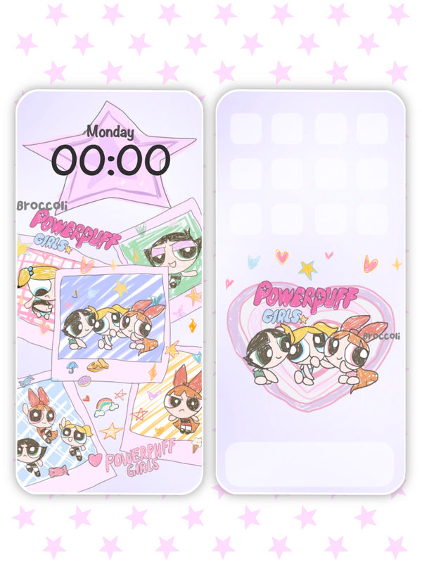 Powerpuff Girls  🥛₊ノ🎀﹆🧸🪄 wallpaper(09)