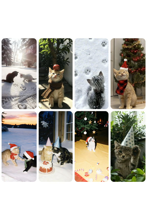 kitten 🎄🧑‍🎄(8in total) 4K（248）