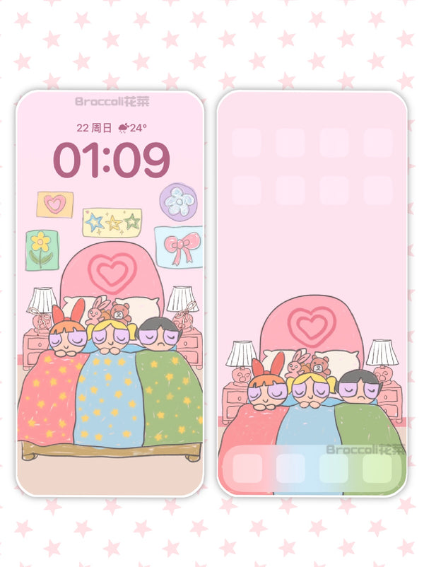 Powerpuff Girls 💗💤 wallpaper(08)