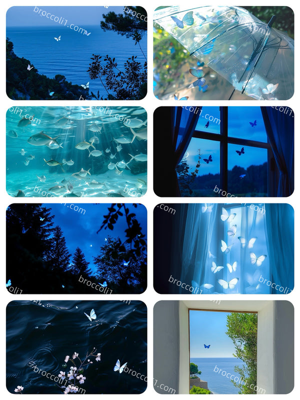 “Tranquil Azure Butterfly Desktop Art”(8 in total) Download wallpaper through a Google Drive link（142）