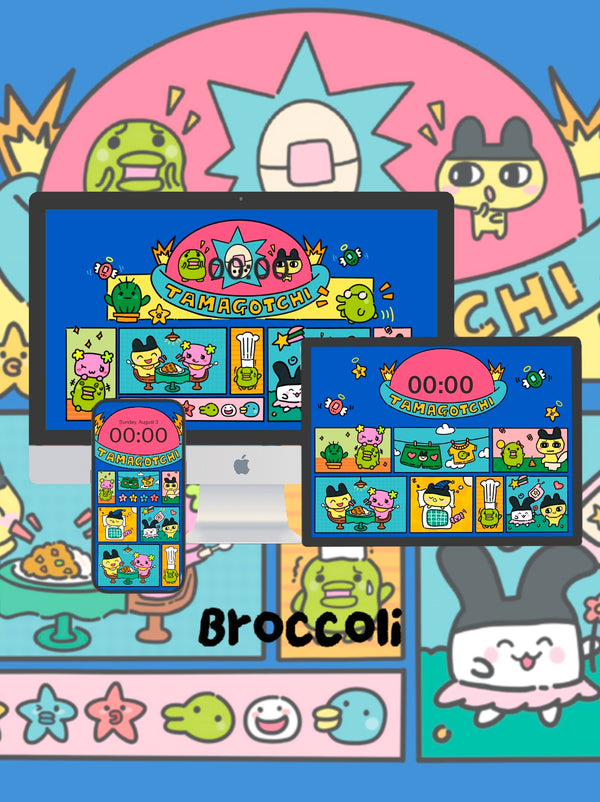 Galaxy Series Tamagotchi: Pocket Universe🛸 Phone / ipad / pc wallpaper（143)