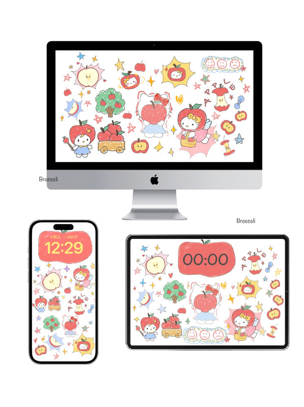 kitty 🍎 Phone / ipad / pc wallpaper（34）