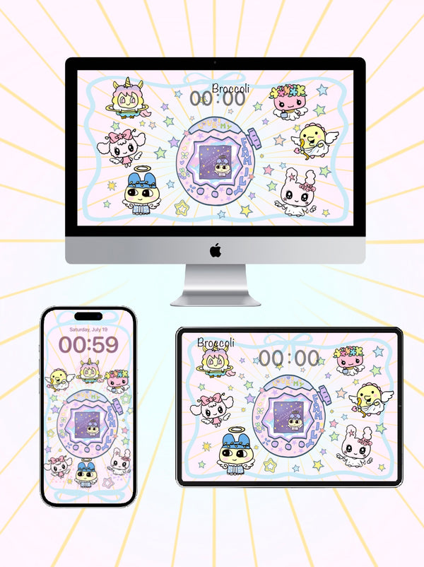 ꕀ🧚🏻‍♂️ ෆ 🫧 🌌 Tamagotchi Phone / ipad / pc wallpaper（48）