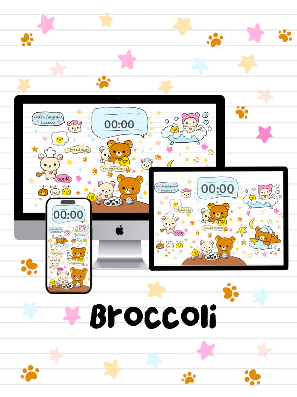 ʚ*🐾🧸 rilakkuma Phone / ipad / pc wallpaper（49）