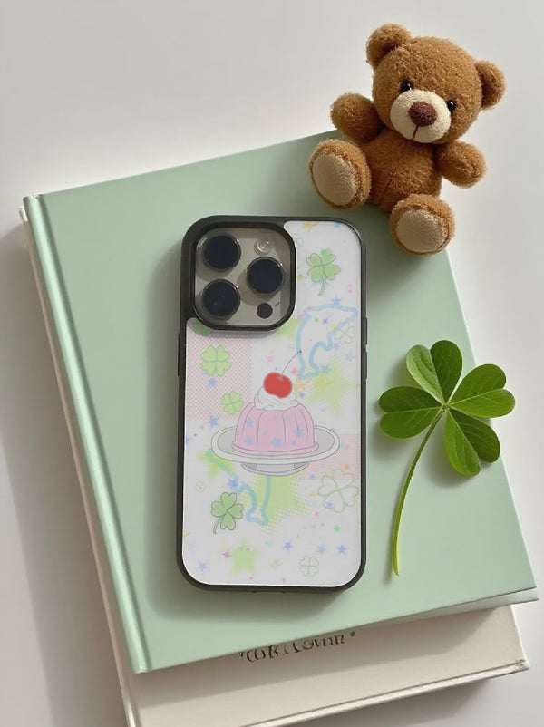 ⋆₊ ⊹˚ 🌱𝒢𝓇𝑒𝑒𝓃🌱⋆｡₊ ⊹Lucky Clover
-IPhone  Case